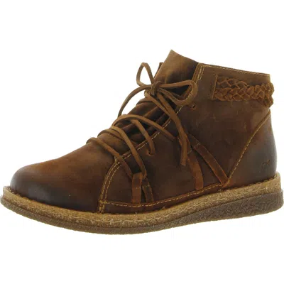Born Temple Ii Womens Distressed Leather Ankle Boots In Multi