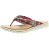 Born Tide Womens Leather Thong Flat Sandals In Multi
