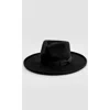 Born To Roam Galilee Rancher Fedora Hat In Black