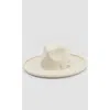 Born To Roam Galilee Rancher Fedora Hat In White