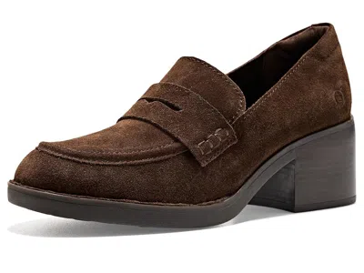 Born Valeria High Women's Heels Chocolate: 7 M (b), Leather/suede In Brown