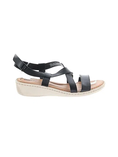 Pre-owned Born Wedges In Black
