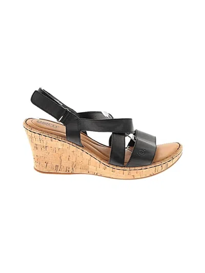 Pre-owned Born Wedges In Black