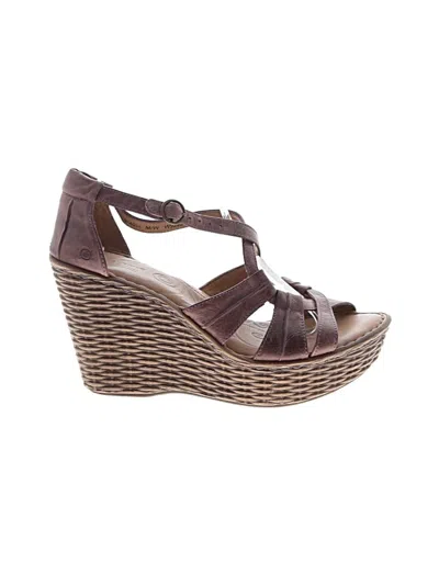 Pre-owned Born Wedges In Purple