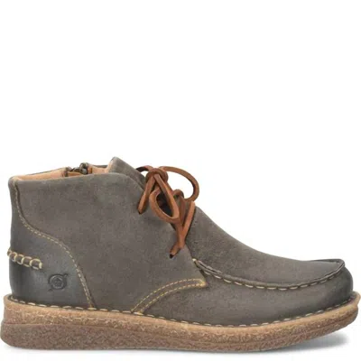 Born Women's Analia Moc-toe Ankle Boot In Dark Gray In Multi