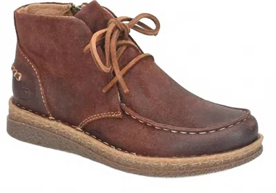 Born Women's Analia Shoes In Burgundy Distressed In Brown