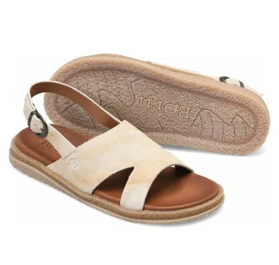 Born Women's Carah Sandal In Natural In Burgundy
