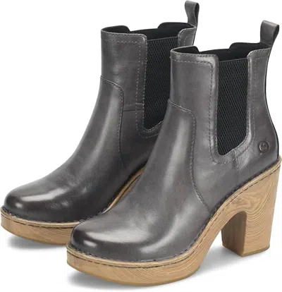 Born Women's Channing Chelsea Boot In Grey In Gray