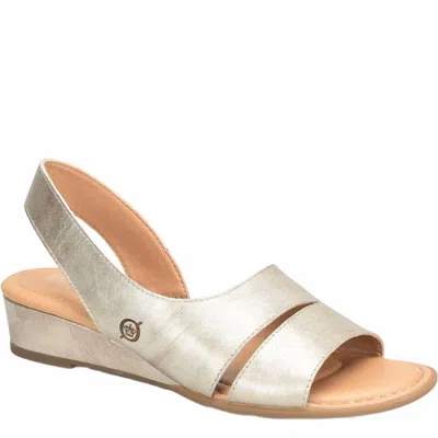 Born Women's Crista Sandals In Light Gold Panna Cotta In Multi