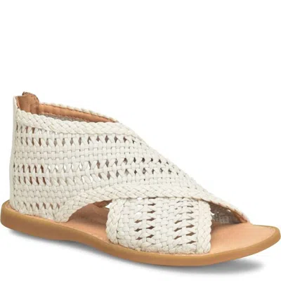 Born Women's Iwa Mac Sandal In Cream Fabric