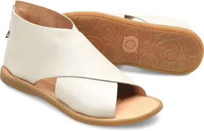 Born Women's Iwa Sandal In Light Gold In White