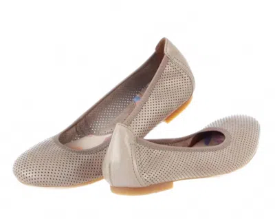 Born Women's Julianne Perf Ballet Flats In Gray