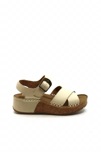 Born Women's Kaiya Sandal In White In Brown