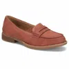 Born Women's Marlo Loafer - Medium In Rust Suede In Multi