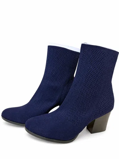 Born Women's Meggs Too Sock Boot In Navy In Blue