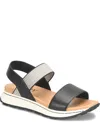 Born Women's Mimi Round Toe Wedge Sandals In Black