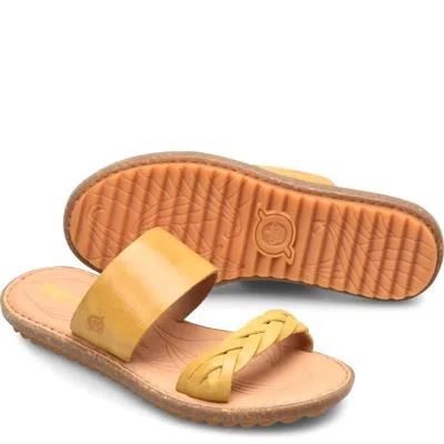 Born Women's Morena Sandal In Yellow In Brown