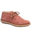 Born Women's Nuala Ii Lace Up Booties In Burgundy