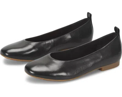 Born Women's Patrice Ballet Flat In Black Leather