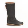 Born Women Sable Boots In Dark Grey