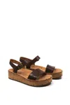 Born Women's Sari Sandal In Dark Brown In Brown