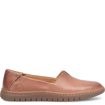 Born Women's Sebra 2 Flat Shoes In Dark Tan In Brown
