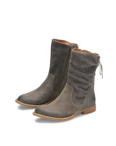 Born Women's Shasta Boots In Dark Grey (concrete) Distressed In Gray