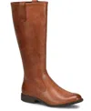 Born Women's Shaunie Wide Calf Round Toe Boots In Brown
