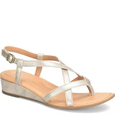 Born Women's Sibyl Sandals In Gold In Silver
