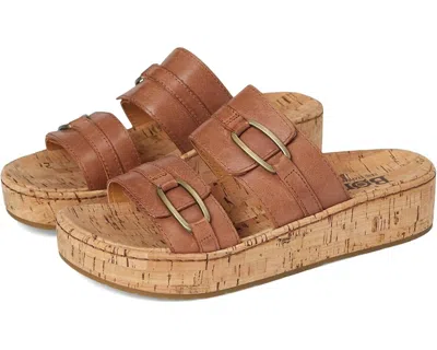 Born Women's Solina Sandal In Brown Cuero In Multi