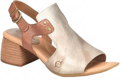Born Women Sylvie Sandal In Light Gold