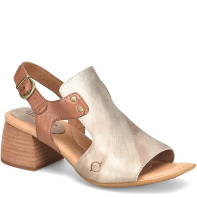 Born Women's Sylvie Sandals In Light Gold/brown In Neutral