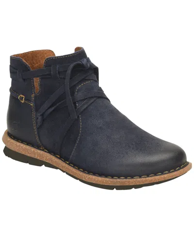 Born Women's Tarkiln Round Toe Booties In Blue