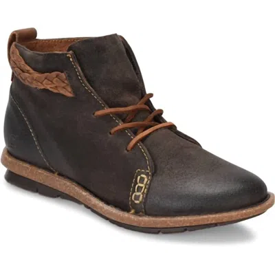 Born Women's Temple Booties In Grey In Brown
