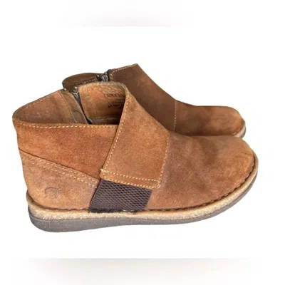 Born Women's Tora Ankle Boots In Glazed Ginger Brown