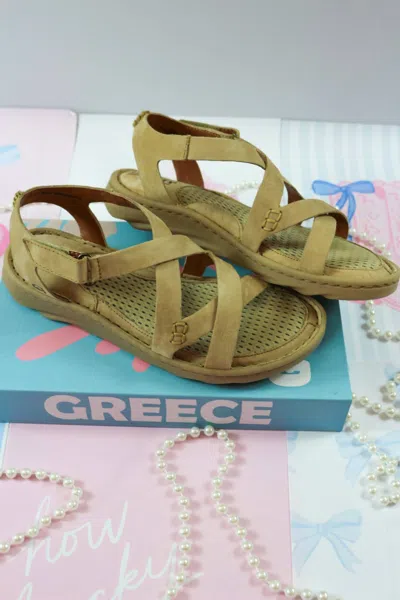 Born Women's Trinidad Sport Sandal In Natural In Green