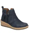 Born Women's Vaughn Round Toe Regular Booties In Blue