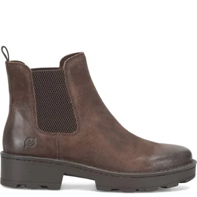 Born Women's Verona Boot In Dark Brown Castago Distressed
