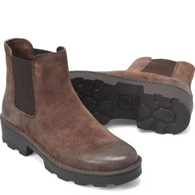 Born Women's Verona Boots In Dark Brown Distressed In Multi