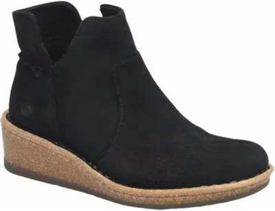Born Women's Viv Ankle Boot In Black Distressed In Multi