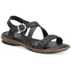 Born Womens Braided Leather Flatform Sandals In Multi