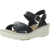 Born Womens Buckle Platform Sandals