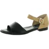 Born Womens Colorblock Leather Flatform Sandals In Multi