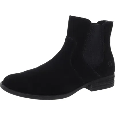 Born Womens Stretch Chelsea Boots In Black