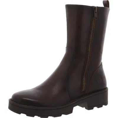 Born Womens Zipper Leather Combat & Lace-up Boots In Multi