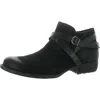 Born Womens Zipper Man Made Booties In Black