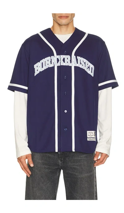 Born X Raised Bxr Sport Arch Baseball Jersey In Multi