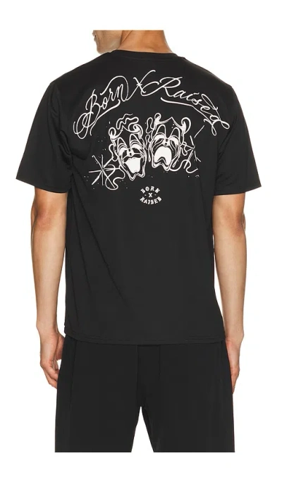 Born X Raised Bxr Sport: High Highs Performance Tee In Black