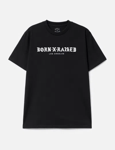 Born X Raised Bxr Standard La Short Sleeve Tee In Black