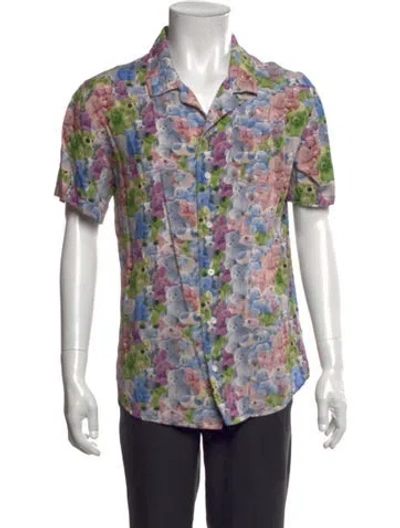 Pre-owned Born X Raised Graphic Print Short Sleeve Shirt In Multi